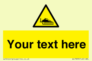 Custom warning grounding cruiser on lock cill